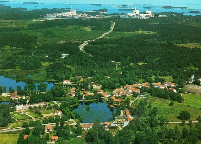 Kärnkraftverket i Forsmark. Foto: www.upplandia.se